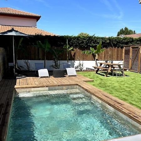 Logement Avec Piscine Privee Chauffee Biarriz Exterior foto