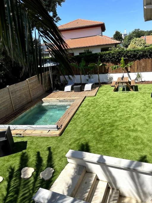 Logement Avec Piscine Privee Chauffee Biarriz Exterior foto